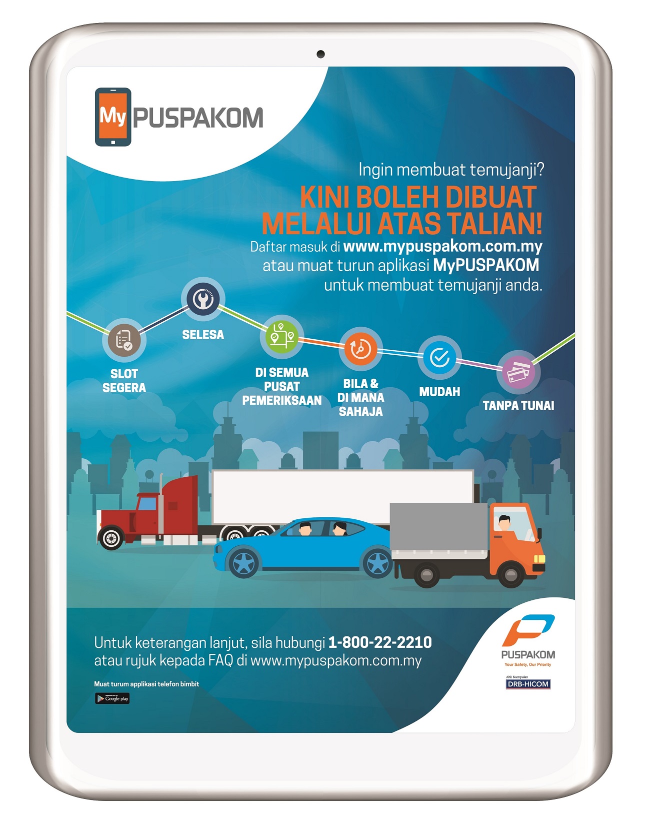 Chip Seng Auto Enterprise 集成汽车摩多企业 » PUSPAKOM Introduced Online